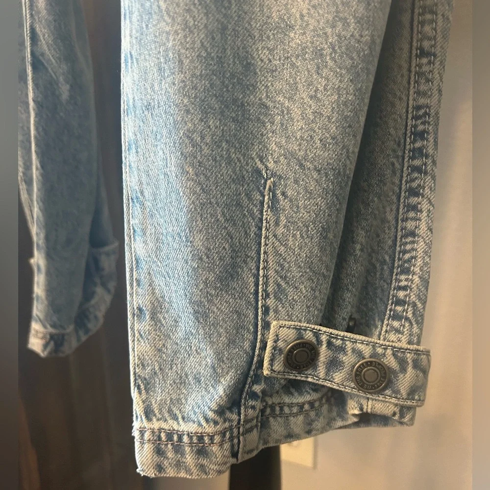 Free People Hazel Pull-On Drop Waist Jeans    Sz S - Picture 4 of 10